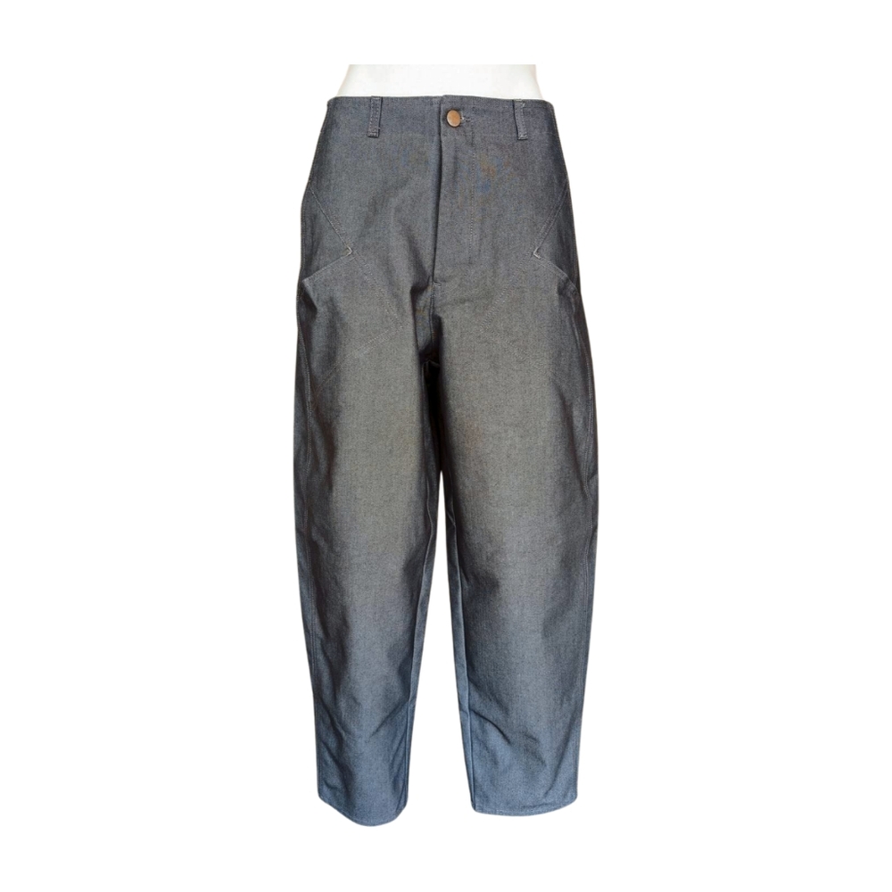 Philosophy di Lorenzo Serafini Gray High-Waist Tapered Trousers